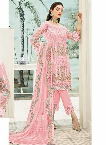 Pink Colour RAMSHA R-489 NX Heavy Festive Wear Designer Pakistani Salwar Suit Collection R-489 B